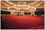 l'interno di una moschea ad Amman