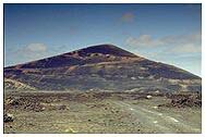 ex vulcano  con varie sfumature di lava 