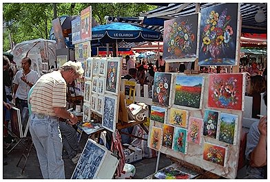pittori a Place du Tertre (Montmartre)