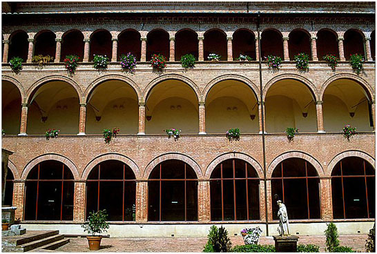 Chiostro Abbazia di Monte Oliveto Maggiore